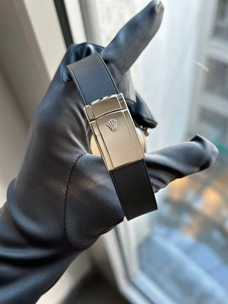 Rolex Sky-Dweller + alligator strap